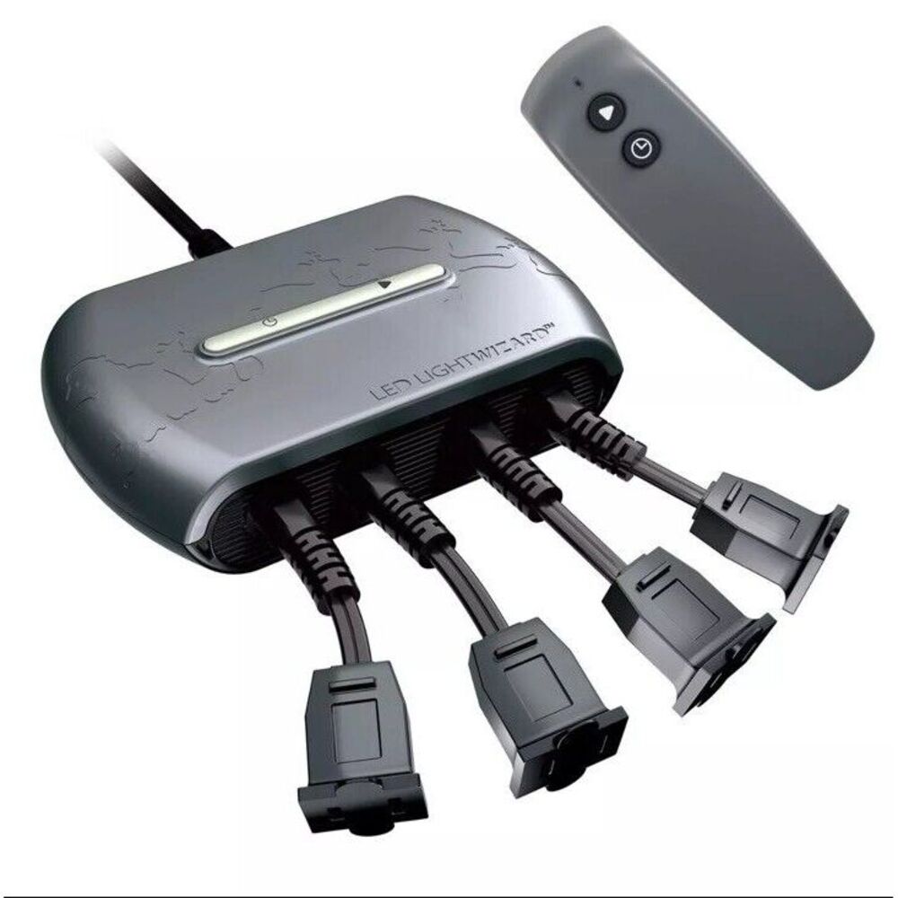 Luminations LED LIGHTWIZARD 4‎ Ports with Remote, BRAND NEW IN BOX
